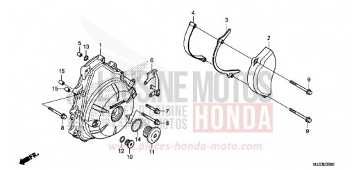 COUVERCLE DE GENERATEUR C.A. NC750JH de 2017